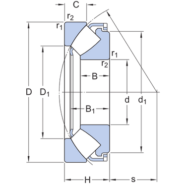 Spherical roller thrust bearings 29320 E -www.chaco.company