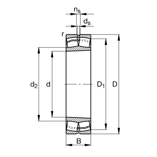 FAG Spherical roller bearing 23044-BE-XL-K-www.chaco.company